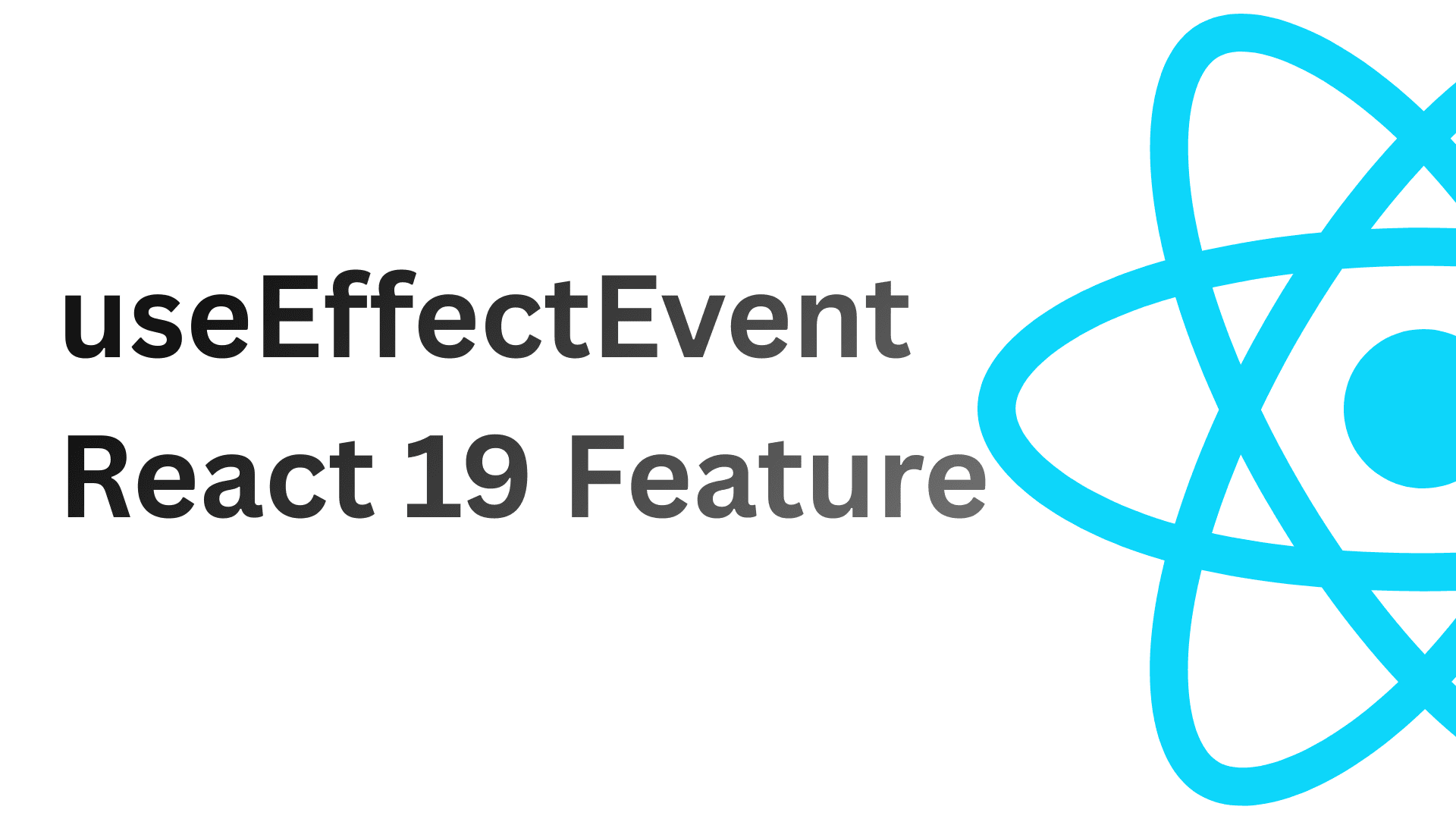 useEffectEvent Hook - React's new hook