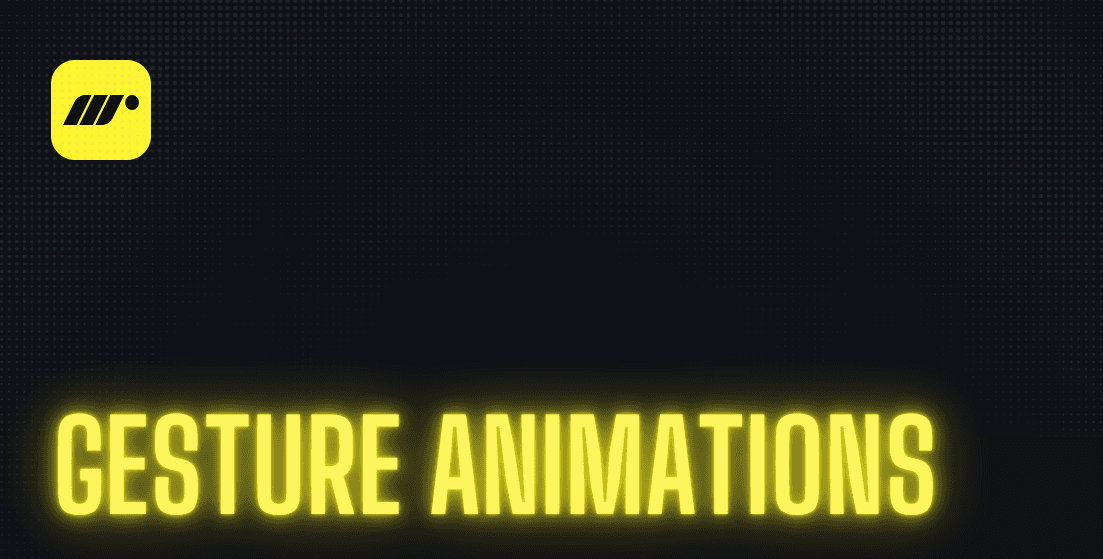 Gesture animations in Motion dev